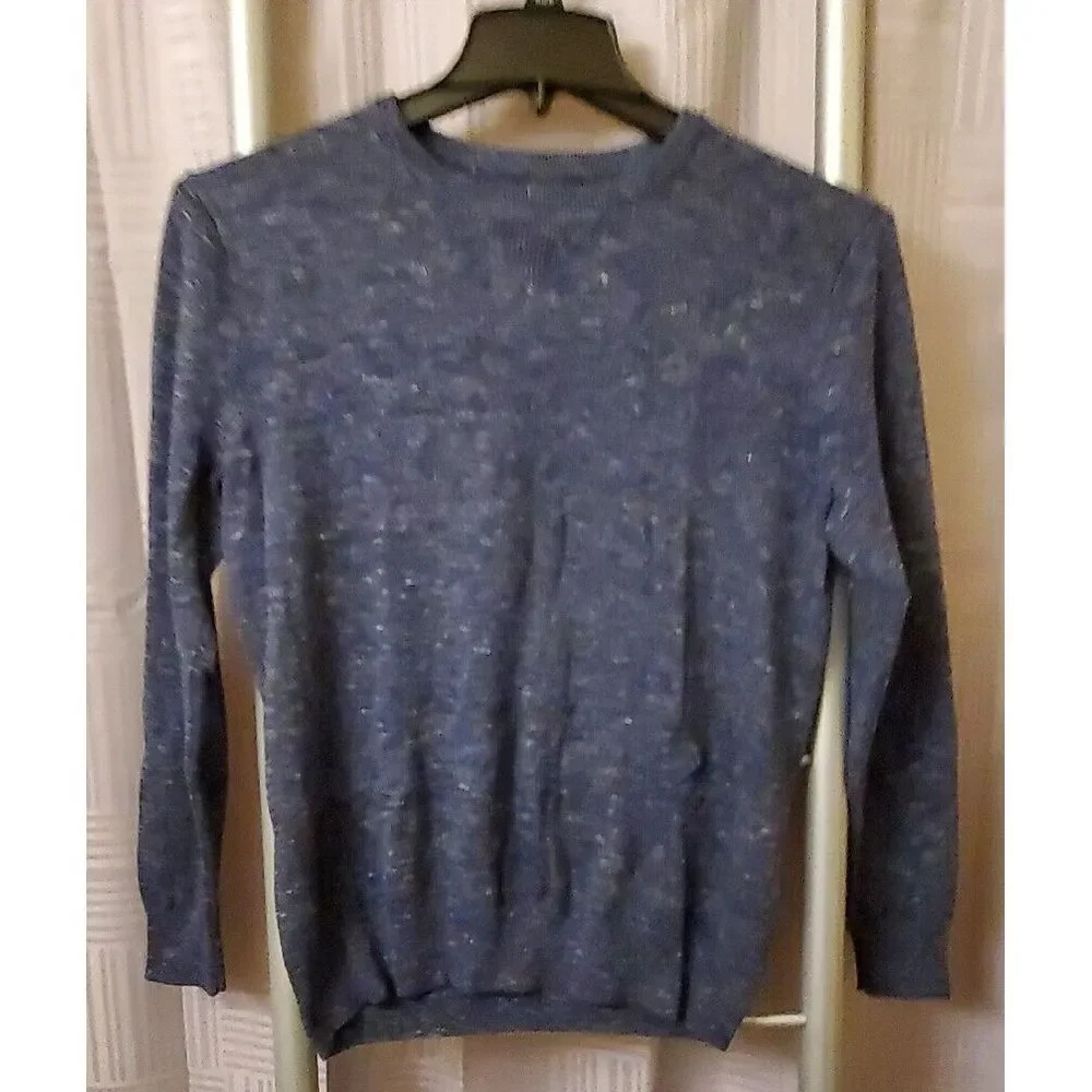 J.Crew Crew Neck‎ Sweater Breathable 100% Cotton Blue Men's Size S